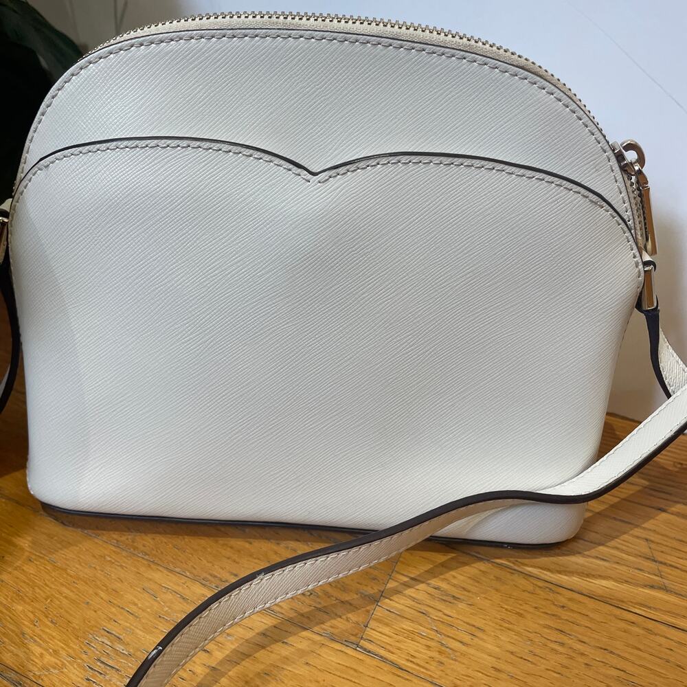 Kate Spade Payton Dome Crossbody in Saffiano leather Beige - Picture 3 of 14